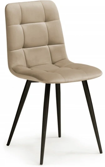 538152 Обеденный стул Notta Чилли К бежевый velutto 05 / черный (Велюр) арт.538152