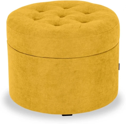 666045 Пуф Barrel большой ОГОГО (арт.666045), (Ткань/Желтый)