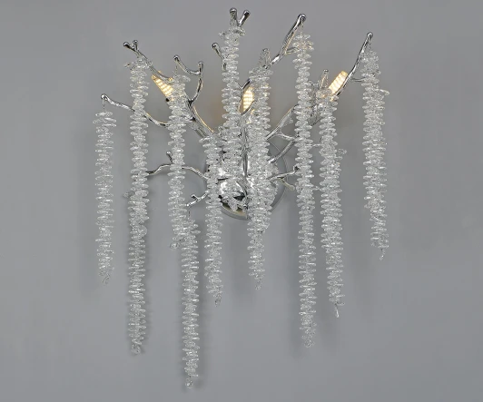 07871D,16 Бра Kink Light Шанти 07871D,16 (220V, хрусталь, подвески, листья, ветки)