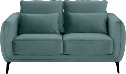 342694 Диван Amsterdam двухместный ОГОГО (арт.342694), (Ткань/Бирюзовый)