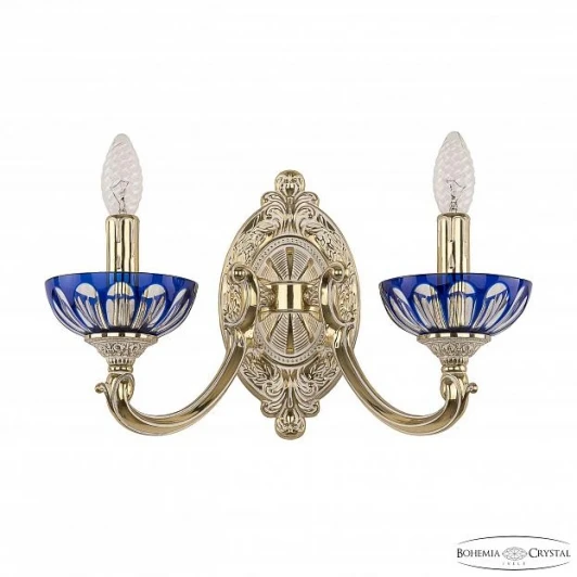 7209B10/2/175 GW P Clear-Blue/H-1H Бра Bohemia 7209 7209B10/2/175 GW P Clear-Blue/H-1H