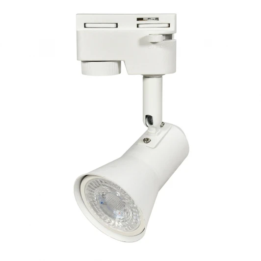 UBL-Q323 GU10 WHITE Трековый светильник однофазный UBL-Q322 UBL-Q323 GU10 WHITE Volpe (220V, IP40)