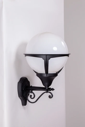 88101 Bl Настенный фонарь уличный Oasis Light 88101 Bl (220V, шар, IP44)