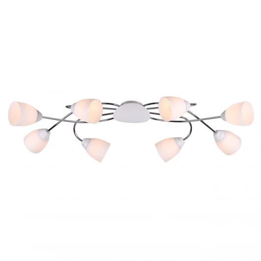 MD.8410-8-S CH+WH Потолочная люстра Imex MD.8410-8-S CH+WH