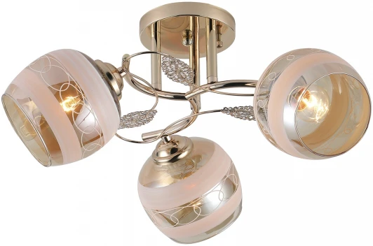 1110/3PL Потолочная люстра на штанге Escada Aiva 1110/3PL E27*40W Gold (220V)