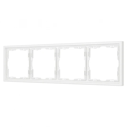 054223 Рамка пластиковая FRM-NOBE-SFPL-4-WH (Arlight) 054223