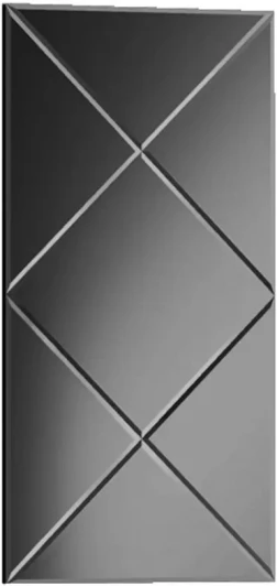 518010 Зеркало настенное Facet 1200 (Серый) ОГОГО Обстановочка! арт.518010