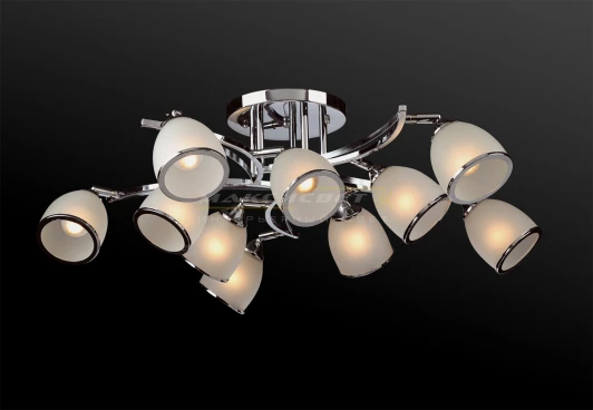 1-9615-10-CR E27 Потолочная люстра Максисвет 9615 1-9615-10-CR E27