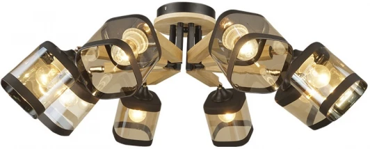 WD3506/8C-BK-AM Потолочная люстра Wedo Light Kaleri WD3506/8C-BK-AM