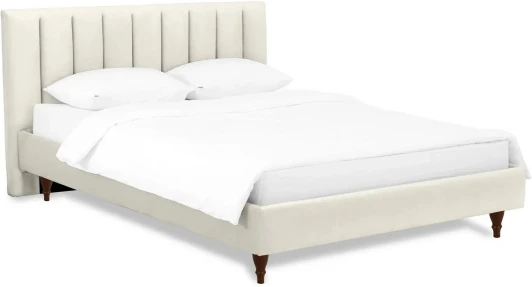 577366 Кровать Queen II Sofia L 1600 ОГОГО (арт.577366), (Ткань/Белый)