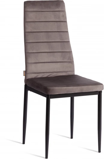 21254 Стул Easy (mod. JSC02-1) Tetchair (Металл,Велюр/Темно-серый) арт.21254