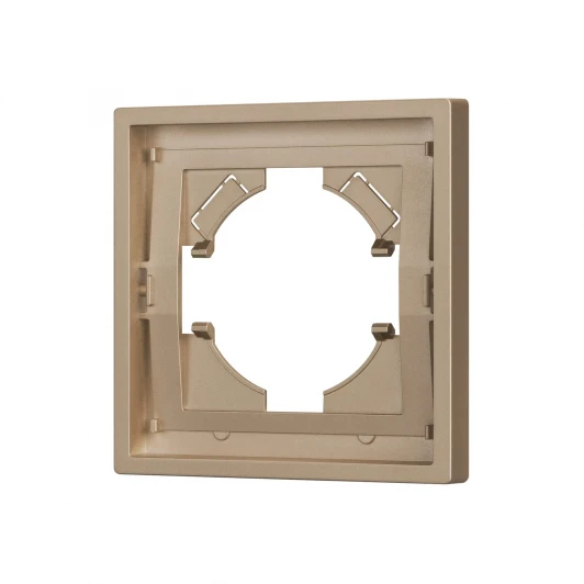 053838 Рамка пластиковая FRM-TENDO-PL-1-GD (Arlight, Песочный) 053838