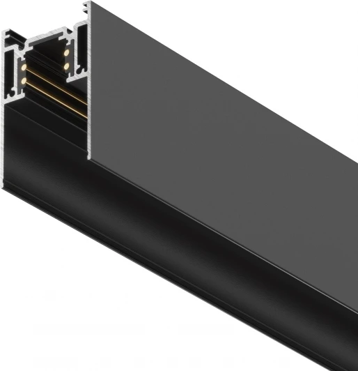 TRX004-212B Шинопровод 2м S35 накладной/подвесной черный (магнитный) Maytoni Technical TRX004-212B