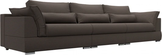 122721 Диван прямой Пекин Long Лига Диванов (Рогожка) арт.122721