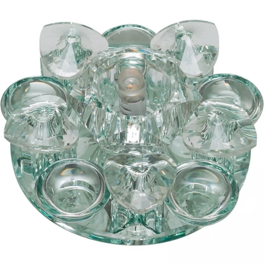 DLS-F123 G4 GLASSY/CLEAR Встраиваемый точечный светильник Fametto Fiore DLS-F123 G4 GLASSY/CLEAR
