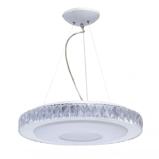 687010601 Подвесная люстра DeMarkt Фризанте 687010601 (регулировка яркости, LED, 220V, диммер, пульт управления, на тросе)