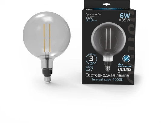154802205 Лампочка светодиодная филаментная Gauss 154802205