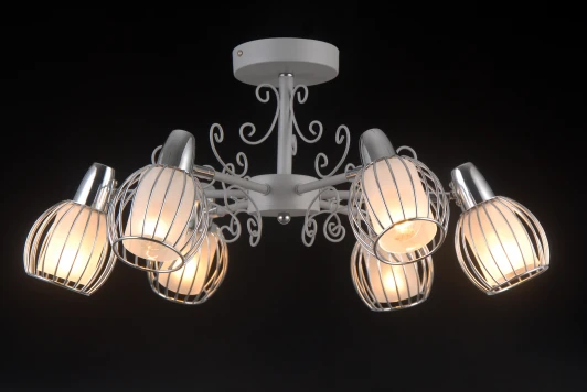 OSLO 81041-6C STAIN GRAY Потолочная люстра Natali Kovaltseva Oslo 81041-6C STAIN GRAY