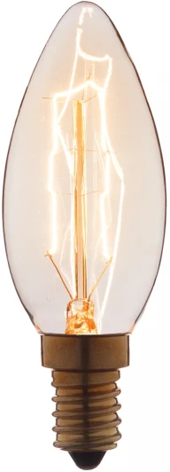3525 Ретро лампочка накаливания Эдисона E14 25 Вт теплое желтое свечение Loft It 3525 3525