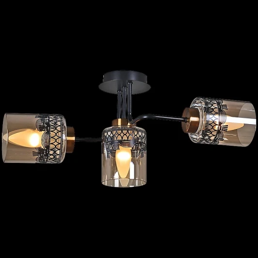 61714-0.3-2+1 Потолочная люстра на штанге Reluce 61714-0.3-2+1 (220V)