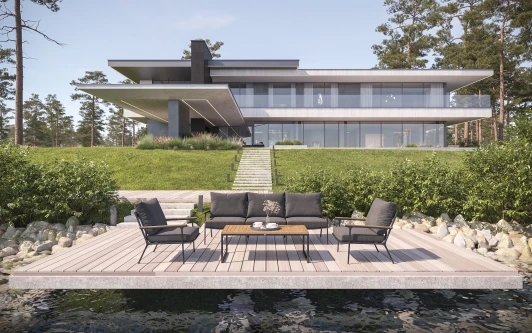 LPCLM.010800.S3 Лаунж зона Gardenini Premium Calma long LPCLM.010800.S3