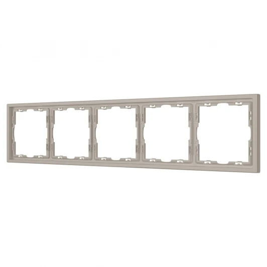 059462 Рамка пластиковая FRM-NOBE-SFPL-5-CA (Arlight, Кашемир) 059462