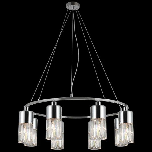IL0113-8P-79 CR Подвесная люстра ILLUMICO IL0113-8P-79 CR (220V, на тросе)