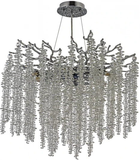 Tavenna H 1.5.60.100 N Подвесная люстра хрустальная Dio D`arte Tavenna Nickel Tavenna H 1.5.60.100 N (220V, на тросе)