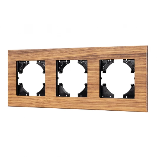 051276 Рамка из натурального дерева FRM-XSILO-WD-3-SNL (Arlight) 051276