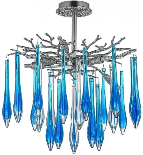 Tavenna H 1.3.46.178 N Потолочная люстра хрустальная на штанге Dio D`arte Tavenna Nickel Tavenna H 1.3.46.178 N (220V)