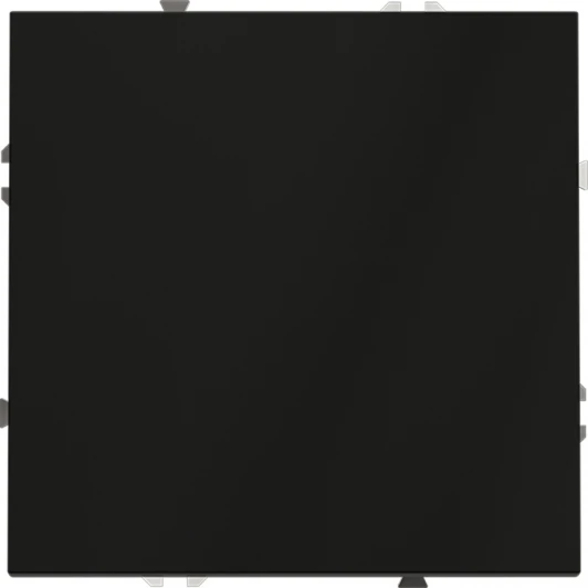 VLS010308 Проходной переключатель одноклавишный (черный матовый) Voltum S70 VLS010308