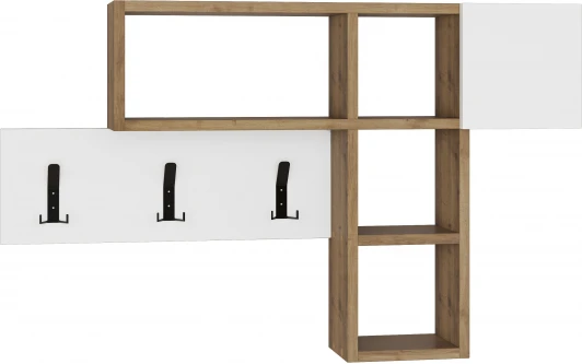 LEV00796 Вешалка для одежды GAME HANGER LEVE (ЛДСП/Светло-коричневый) арт.LEV00796