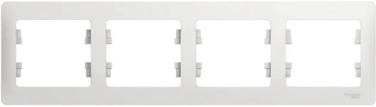 GSL000104 Рамка на 4 поста (белый) Systeme Electric GSL000104