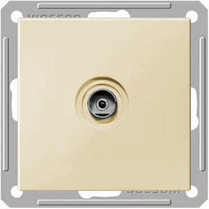 RTS-151-2-86 ТВ-розетка встраиваемая оконечная (слоновая кость) Systeme Electric W59 RTS-151-2-86