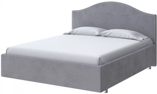 2022490 PROxSON Кровать Classic (Ткань: Велюр Teddy Мокрый асфальт) 200x200