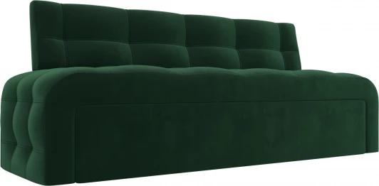 126089 Диван кухонный прямой Люксор (Зеленый/Велюр) Лига Диванов арт.126089