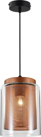 V000505 Подвесной светильник (10023/1P Brass) Indigo Alleanza V000505 (220V, на проводе, круглые)