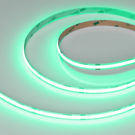 047736 Светодиодная лента COB-X480-8mm 24V Green (8 W/m, IP20, 5m) (Arlight) 047736