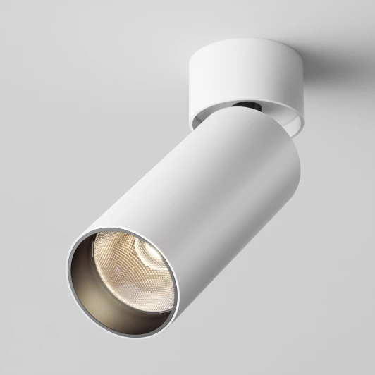 C055CL-L12W3K-W-W Накладной потолочный светильник FOCUS LED 3000K 1x12Вт 50° Maytoni Technical C055CL-L12W3K-W-W (220V, круглые)