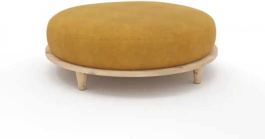221188 Пуф Arsko Сканди 4 горчичный велюр