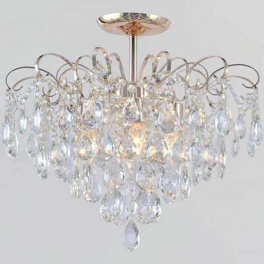 04051-0.3-06 FGD Потолочная люстра хрустальная на штанге Reluce 04051-0.3-06 FGD (220V)