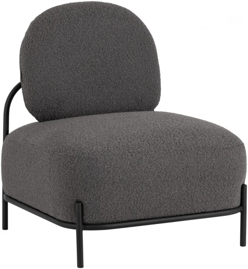 УТ000036911 Кресло Stool Group Стоун ткань букле тёмно-серый УТ000036911