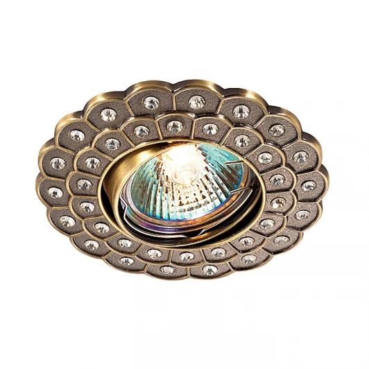 369824 Встраиваемый точечный светильник Novotech Flower 369824