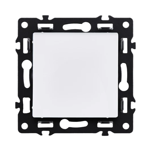 AS-015WH Розетка штепсельная SCHUKO 16A/250 В с крышкой, белый Kollinger Asthetik AS-015WH