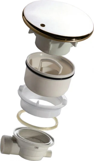 18241101-08 Сифон для поддона RGW Velplex QYD-01-br бронза 90 мм