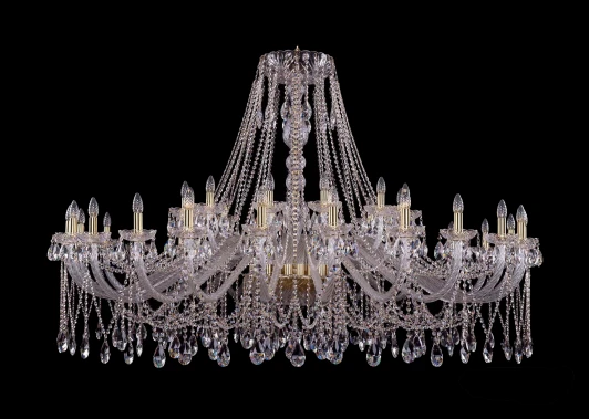 1413/24+12/700 G Подвесная люстра Bohemia 1413 1413/24+12/700/G