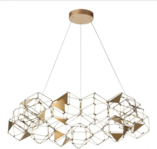 5086/68L Подвесная люстра Odeon Light Trellis 5086/68L античная бронза/металл LED 68W 4000K 3740Лм (220V, на тросе)
