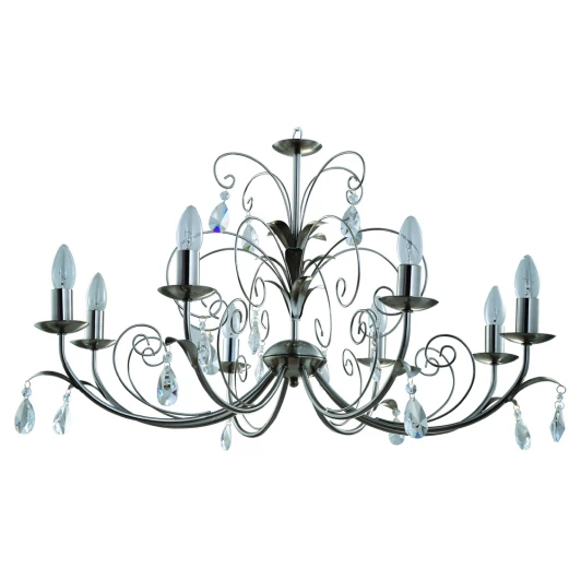 835/8-Whitechrome Подвесная люстра IDLamp 835 835/8-Whitechrome