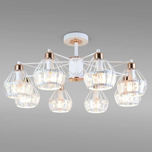 70075/8 белый Потолочная люстра Eurosvet Lord 70075/8 белый (220V)