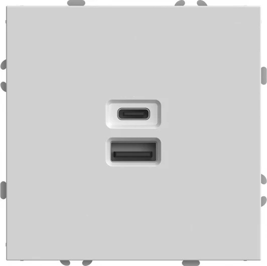 49879 Розетка USB Type A+С (белый) Stekker Эмили 49879